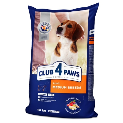 CLUB 4 PAWS DOG MEDIUM ADULT 