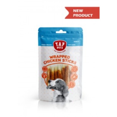 TAF PETS FRESH DOG TREATS GNAW CHICKEN STICKS - Лакомство за кучета - солети с месо от пиле