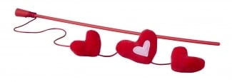 CATNIP HEARTS MAGIC STICK RED