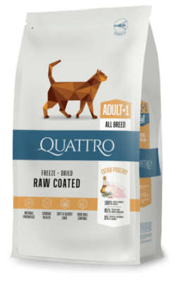 Куатро суха храна котка с пиле 7кг