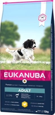 EUK DOG ADULT MEDIUM 12