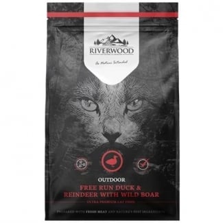 RVW 240003 суха коте Аутдор патица, елен и глиган 2кг