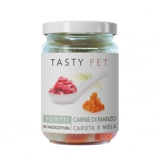 TP 3011 Бурканче котка Говеждо, морков и ябълка 80гр