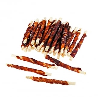 БР. 63911 усукани солети бяла кожа с патица 8бр/ 80гр/12см