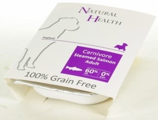 Natural Health меню на пара Сьомга грейн фри 395гр