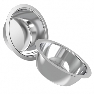 Метална купа за домашни любимци - обърната, 2800мл