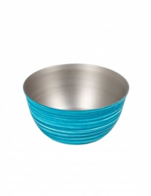 FC C-INX211-B - Купа от неръждаема стомана за домашни любимци - ръчно рисувана, 500 мл - синя