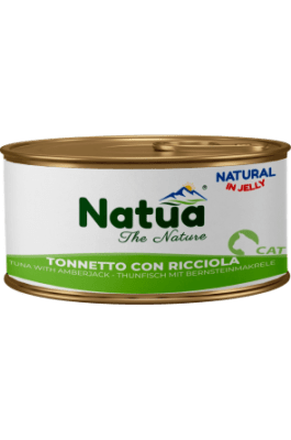 Natua 0010 котка Риба тон и жълта опашка в желе 85 гр