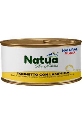 Natua 0011 котка Риба тон с махи махи в желе 85 гр