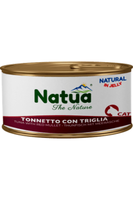 Natua 0012 котка Риба тон с барбун в желе 85 гр