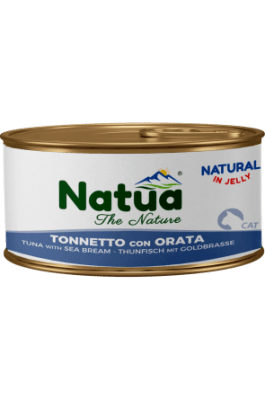 Natua 0014 котка Риба тон с ципура в желе 85 гр