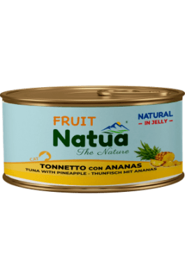 Natua 0197 котка Риба тон с ананас в желе 85 гр