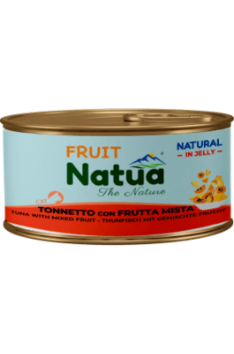 Natua 0199 котка Риба тон и плодов микс  в желе 85 гр