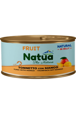 Natua 0201 котка Риба тон с манго в желе 85 гр