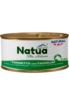 Natua 0202 котка Риба тон и грах в желе 85 гр