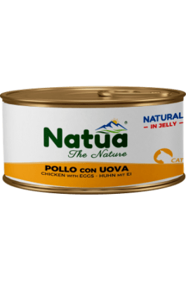 Natua 0304 котка Пиле с яйце в желе 85 гр
