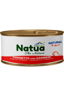 Natua 0531 куче Риба тон и скариди в желе 85 гр