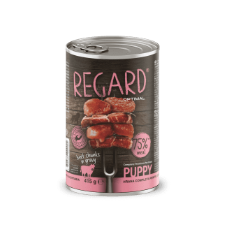 REGARD 415 г куче хапки Пъпи говеждо 75%