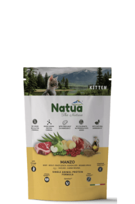 Natua суха храна малки котенца говеждо 1.5кг