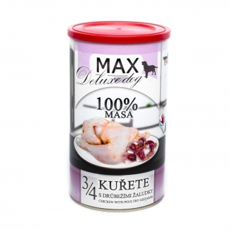 Консерва куче MAX 1.200 кг Пиле с воденички