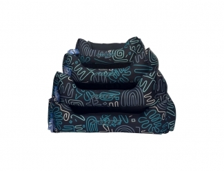 GWBM-AB Легло ROGZ GRAPHIX WALLED MEDIUM BLACK/BLUE
