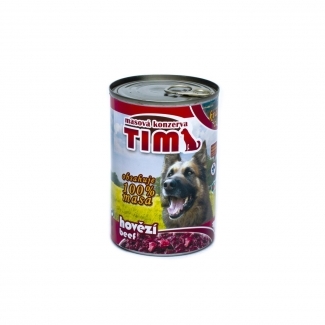 Консерва куче TIM 0.800 кг Говеждо