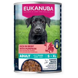EUK DOG CAN LC AD BEEF&PUMP 400g