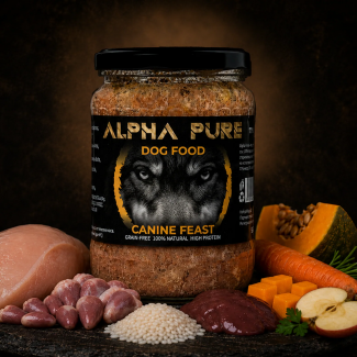 Буркан Alpha pure джуниър/адълт Пиле 500 гр (8бр кашон)