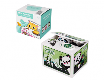 Интерактивна касичка Крадлива Панда / Коте