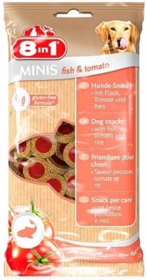 "Minis Fish & Tomato" – Лакомство за кучета с риба и домати