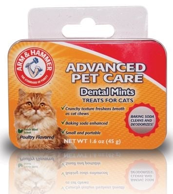 "Arm & Hammer" - Дентални дражета за котки с вкус на пиле, с екстракт от зелен чай и билки