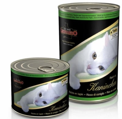 Консерва със заешко месо за котки