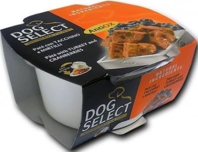 ''Dog Select" - Пастет за кучета с пуйка и боровинки