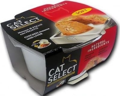"Cat Select" - Пастет за котки с пиле и черен дроб