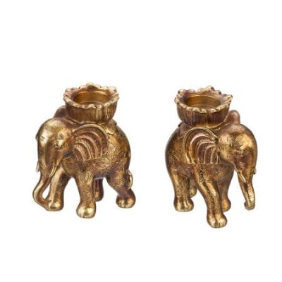 Свещник статуетка слон