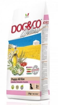 "Dog&co Wellness Puppy" - Храна за млади кучета с пиле и ориз