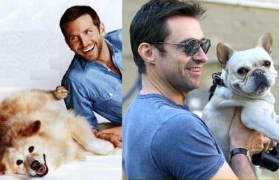Домашните любимци на 10 сексапилни известни мъже