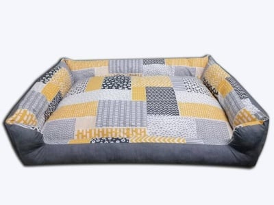 2 в 1 Двулицево легло за кучета или котки ФЛОРАЛ