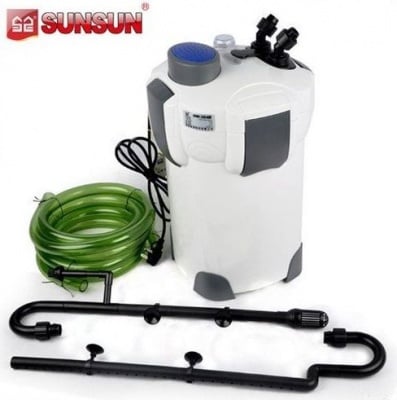 "SunSun HW-304B" - Професионален филтър с вградена UV лампа