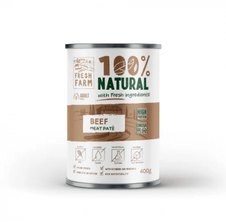 ФРЕШ ФАРМ куче фин пастет Говеждо 0.400