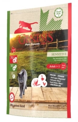 "My Green Field - Senstitive" - Храна за чувствителни към храната израснали котки