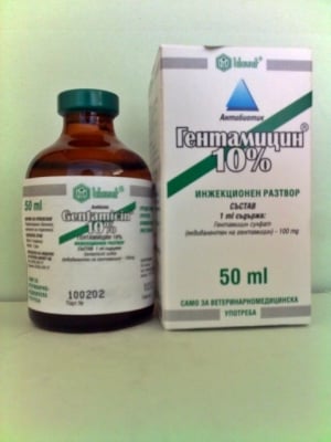 Гентамицин 10 % инжекционен разтвор