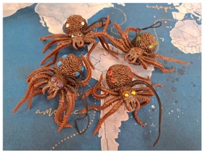 Гумен паяк - силикон - 1 брой