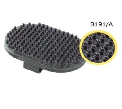 Гумена четка за кучета и котки - овал