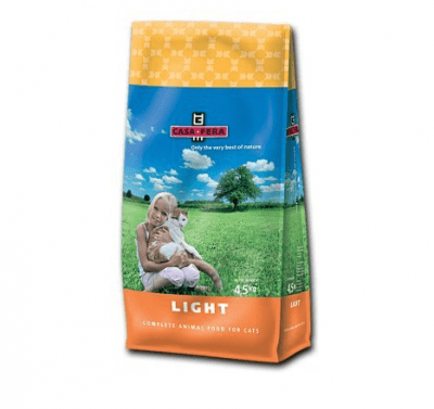 CASA-FERA LIGHT - Пълноценна храна за котки склонни към затлъстяване - 1.50кг; 4.50кг