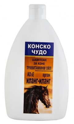 ШАМПОАН ИЛАНГ ИЛАНГ с арган и АД3Е - при себорея, сърбеж и лющеща се кожа, 500 мл