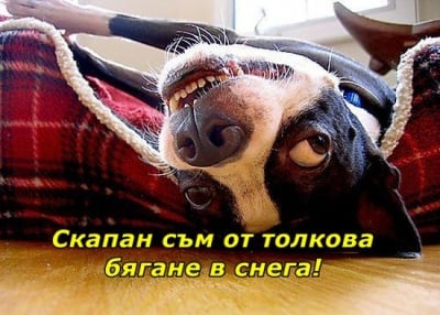 Той е много изморен