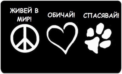 Живей в мир, обичай, спасявай!