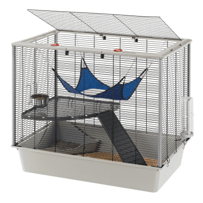 CAGE FURAT BLACK - КЛЕТКА ЗА ПОРЧЕТА 78Х48Х70 СМ