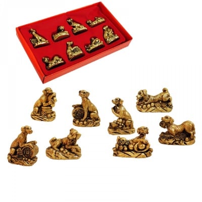 К-кт кучета - резин /8 броя в кутия - микс/